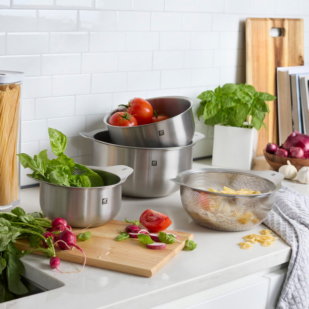 ZWILLING 6-Piece Nesting Bowl and Strainer Set