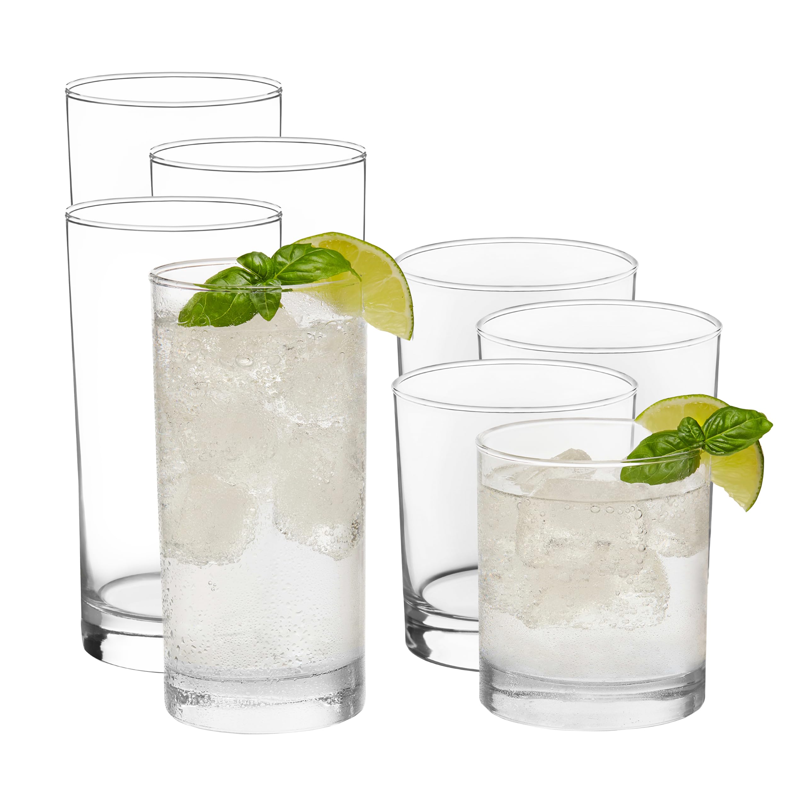 Libbey 16-Piece Mixed Drink Glass Collection
