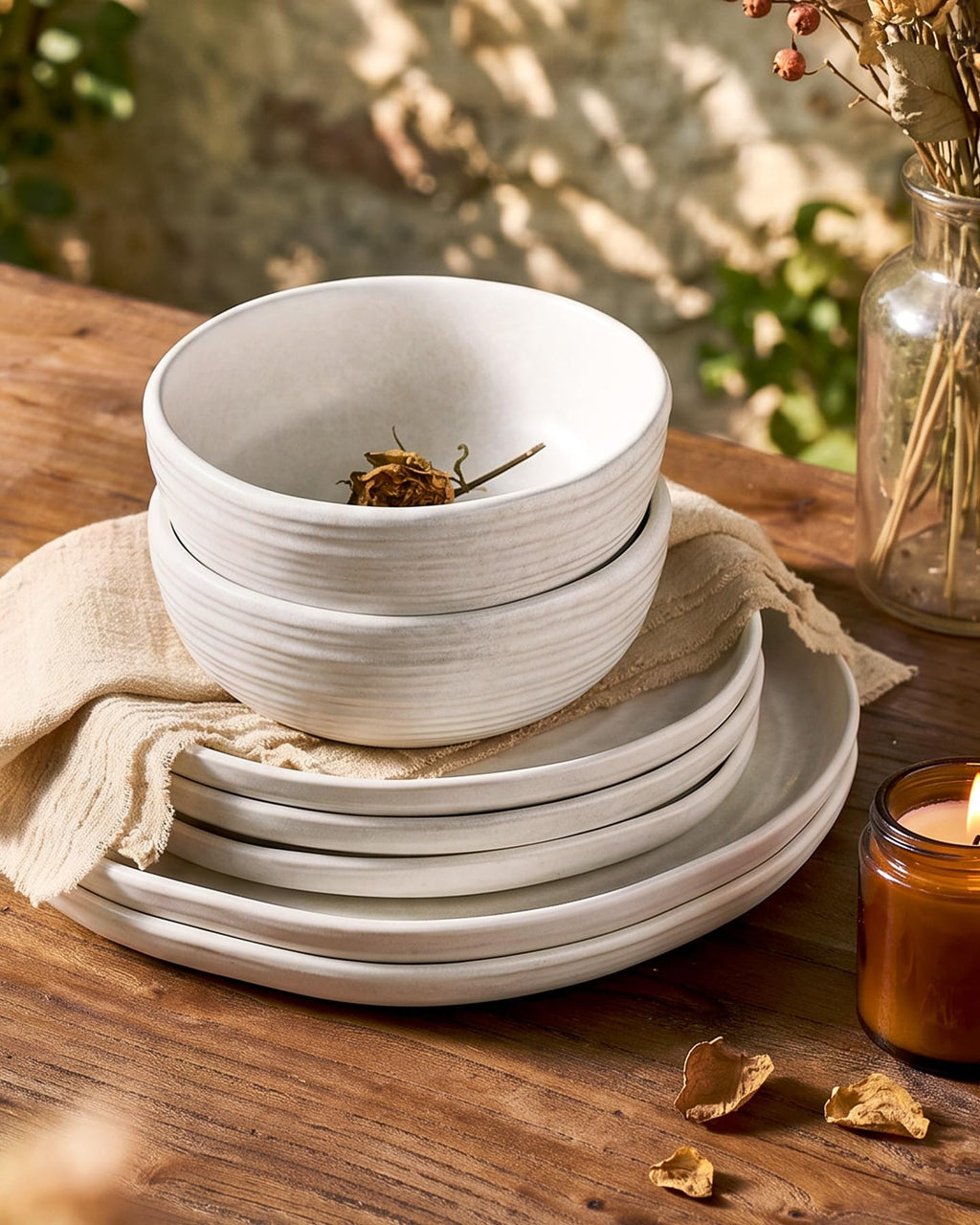 Famiware Milkyway Stoneware Dinnerware Collection