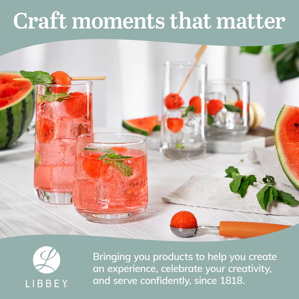 Libbey 16-Piece Tumbler and Rocks Glass Collection