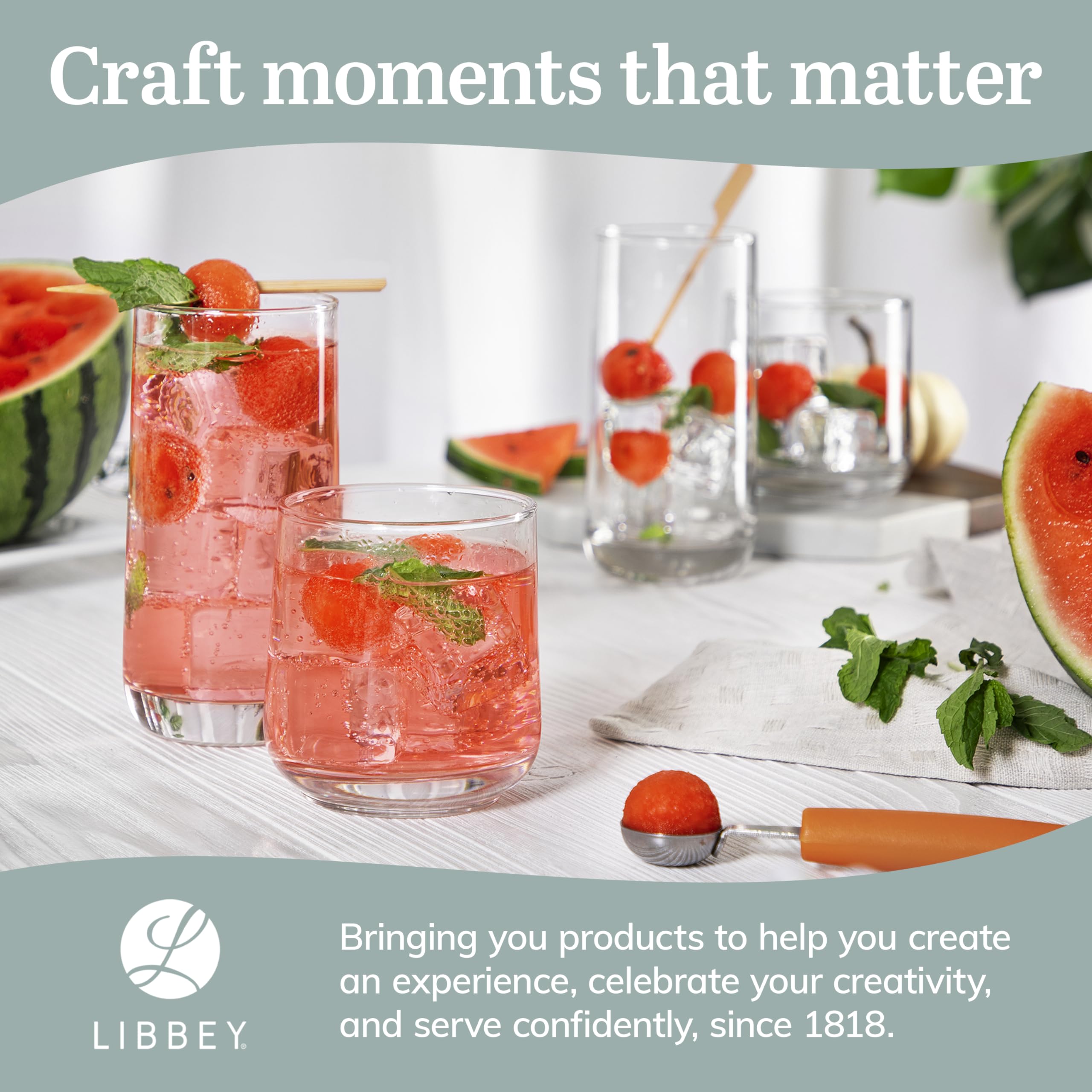Libbey 16-Piece Tumbler and Rocks Glass Collection