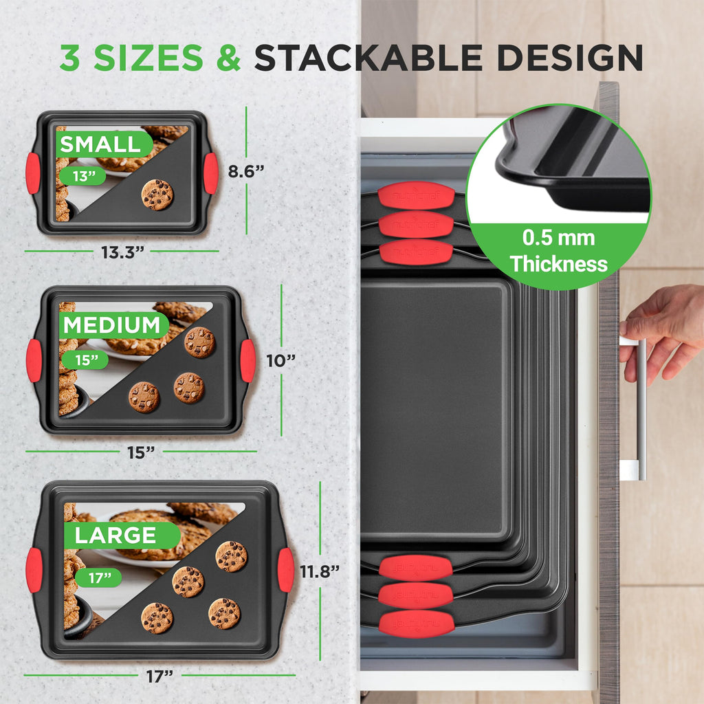 NutriChef Nonstick Baking Pan Collection