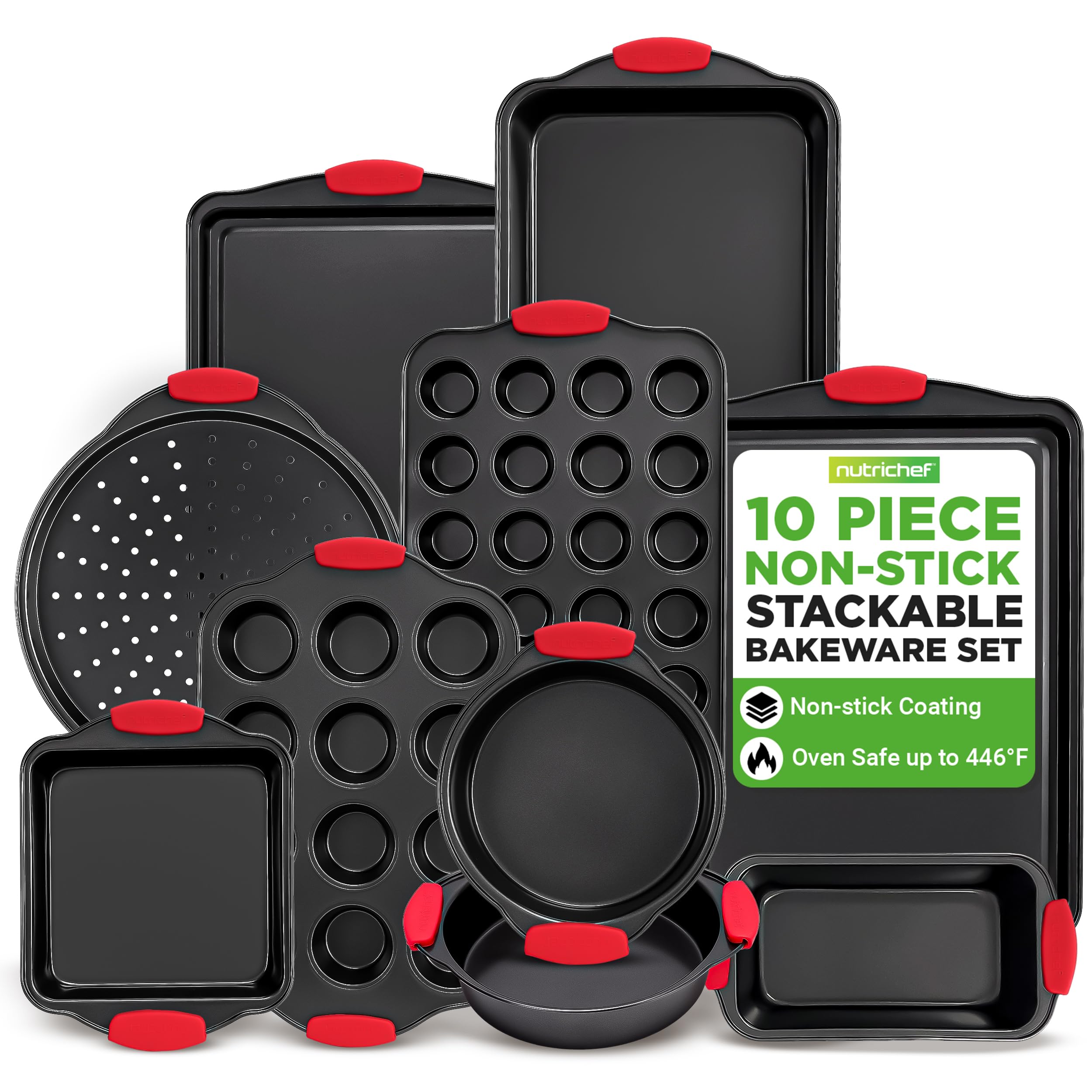 NutriChef Nonstick Baking Pan Collection
