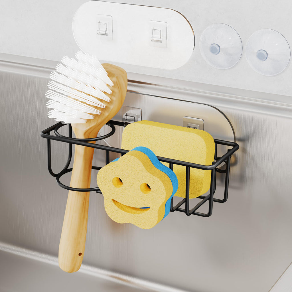 HapiRm 4-in-1 Stainless Steel Sink Caddy