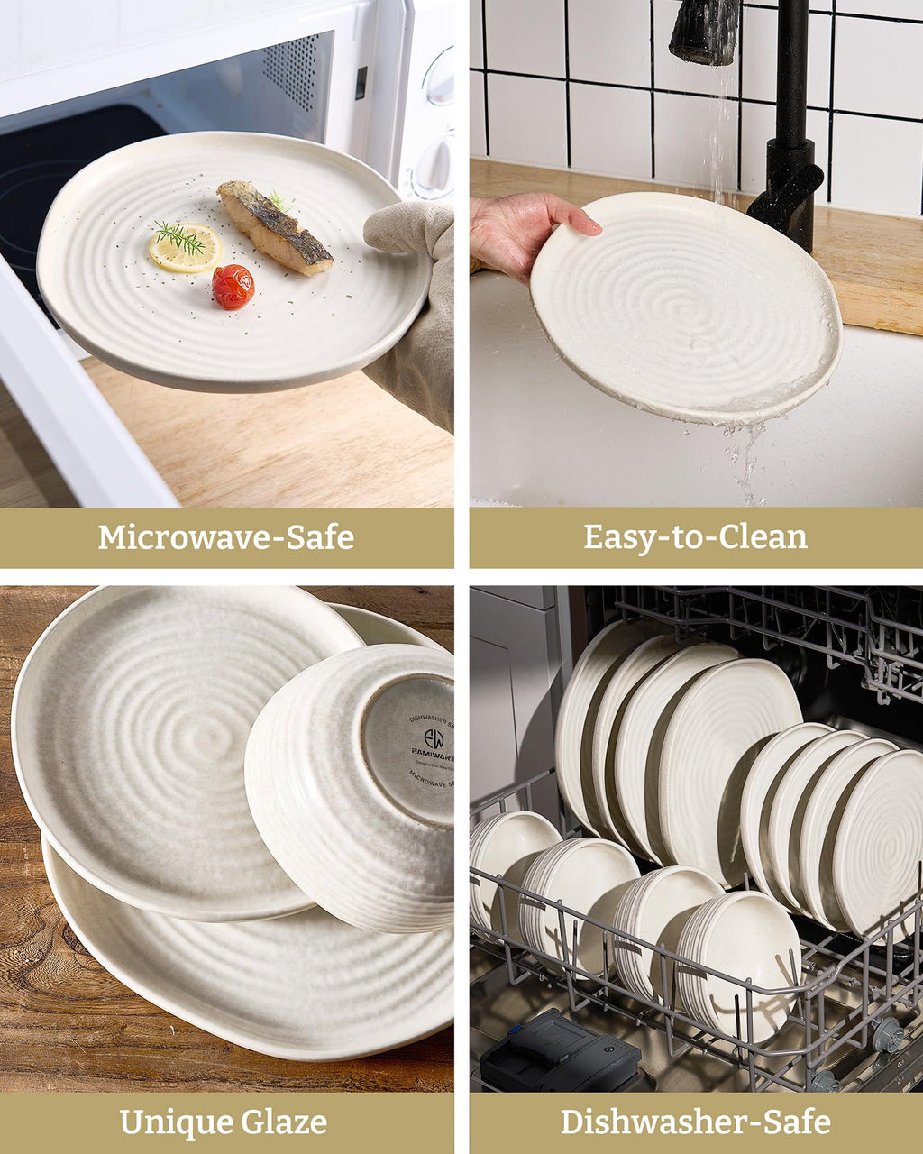 Famiware Milkyway Stoneware Dinnerware Collection