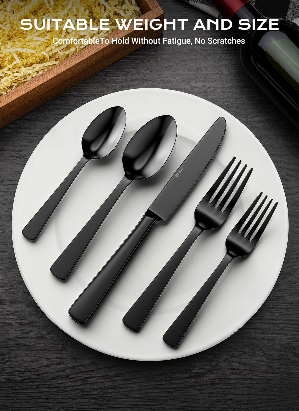 65-Piece Stainless Steel Cutlery Collection