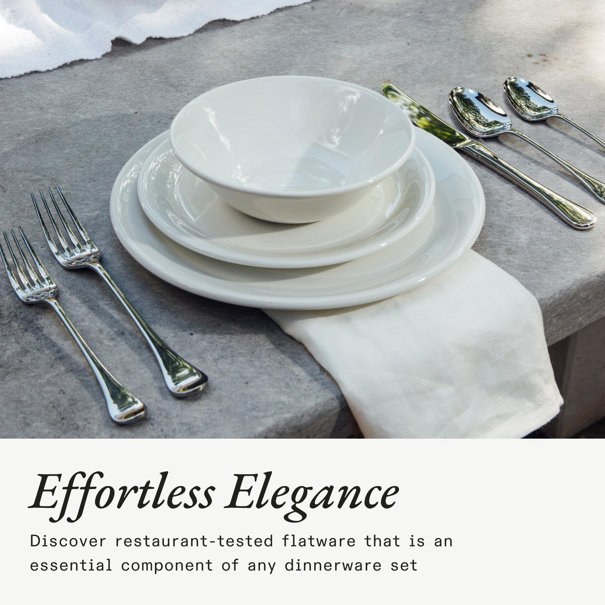 Made In 40-Piece Stainless Steel Flatware Set
