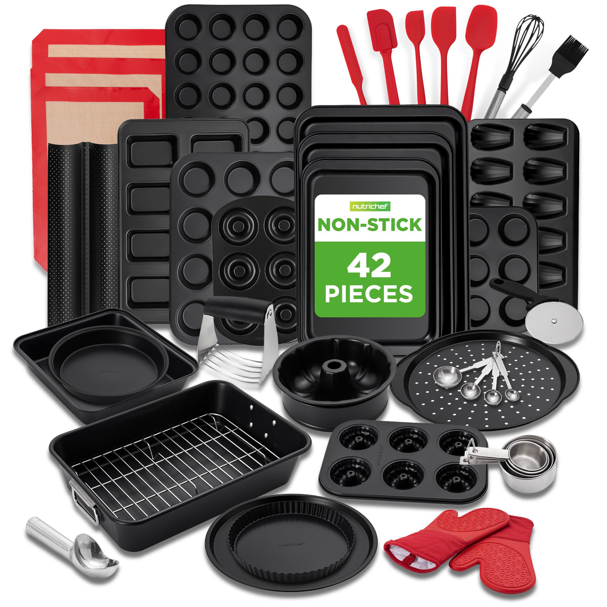 NutriChef Nonstick Baking Pan Collection