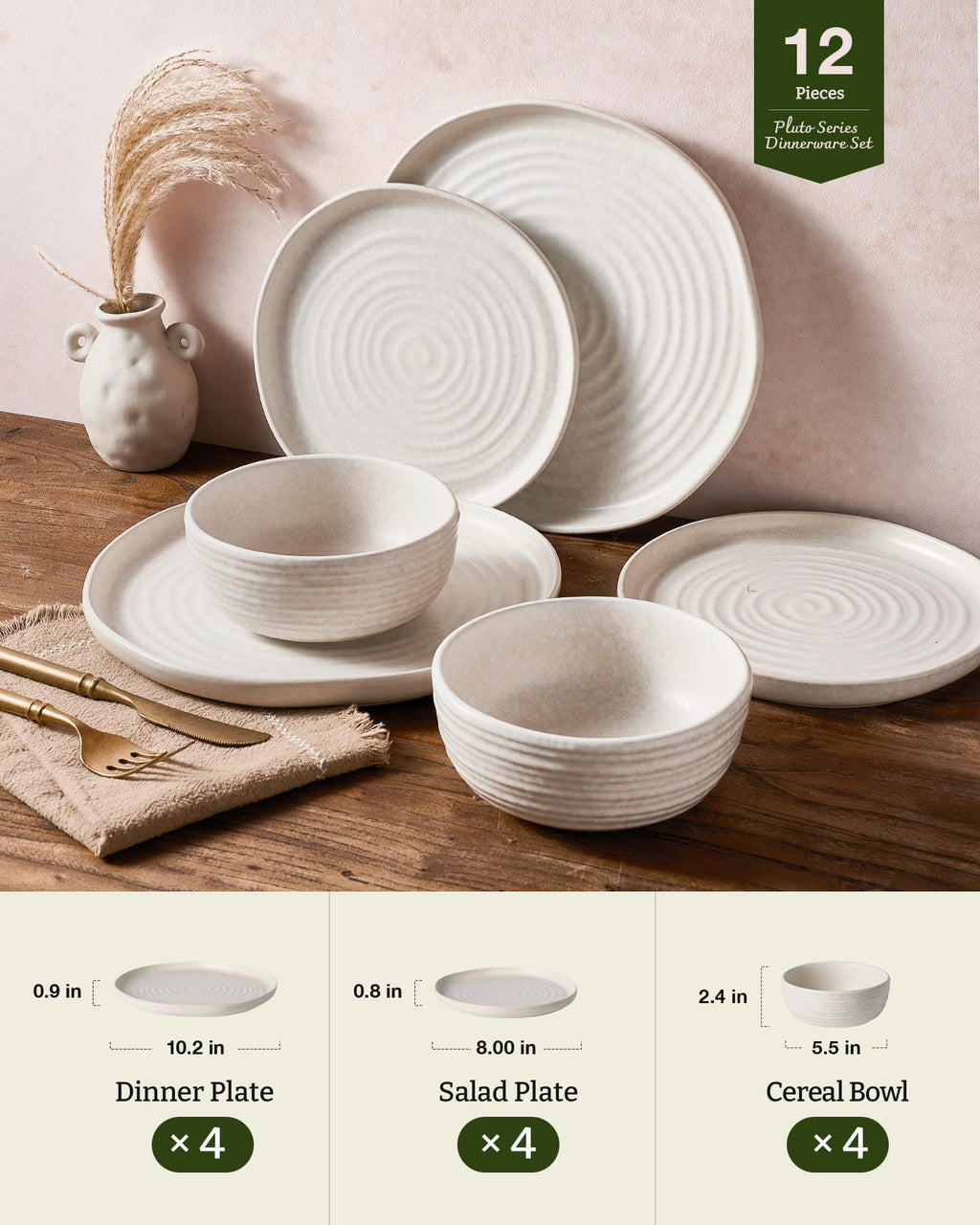 Famiware Milkyway Stoneware Dinnerware Collection