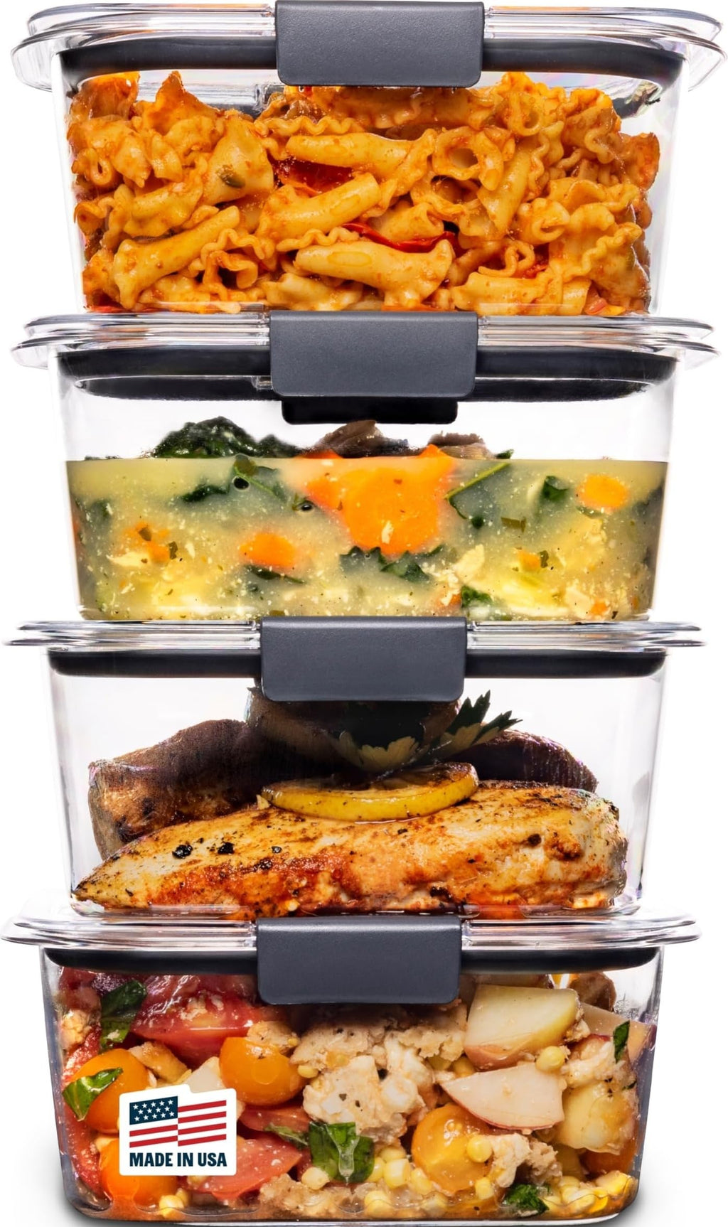 Rubbermaid Brilliance Food Storage Container Collection