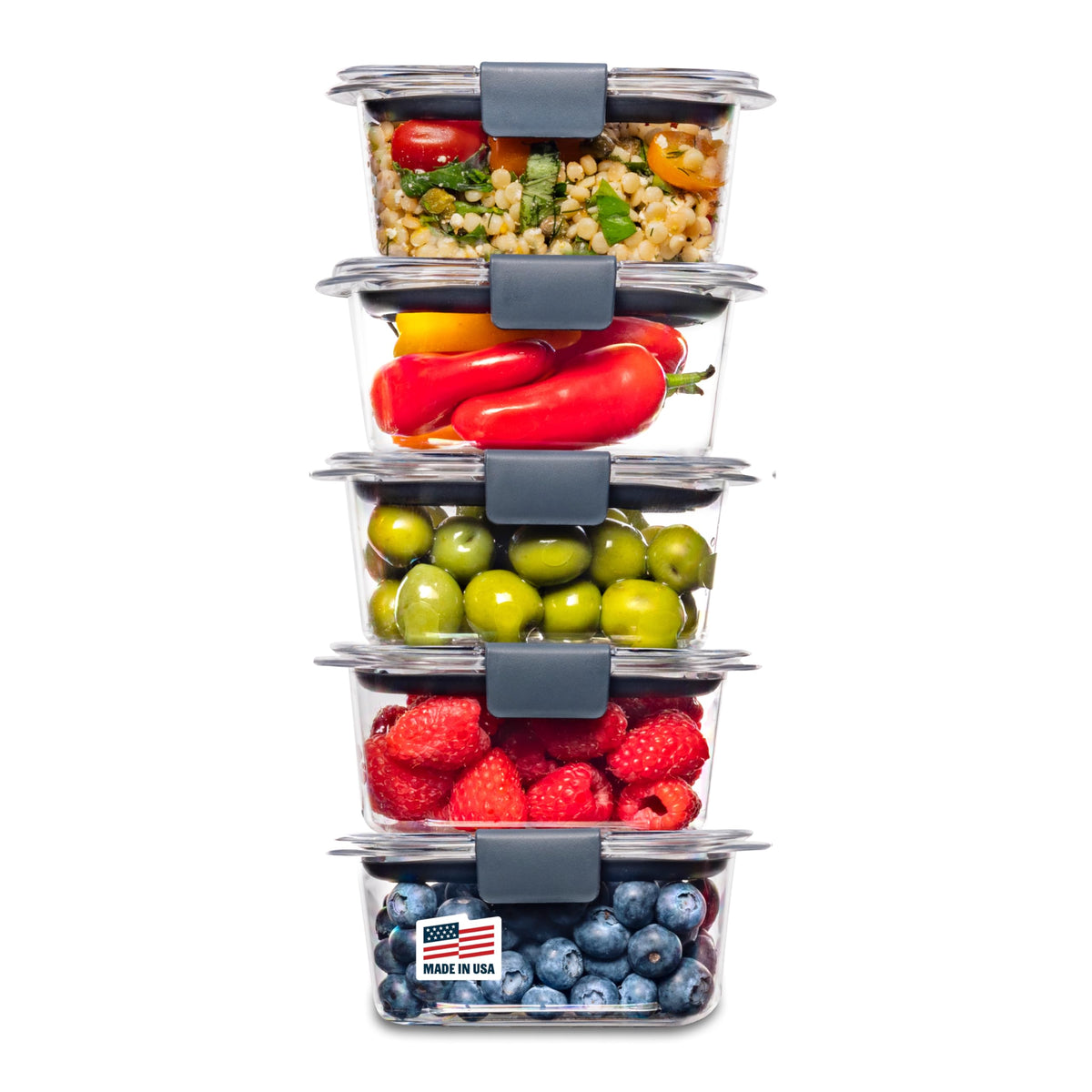 Rubbermaid Brilliance Food Storage Container Collection