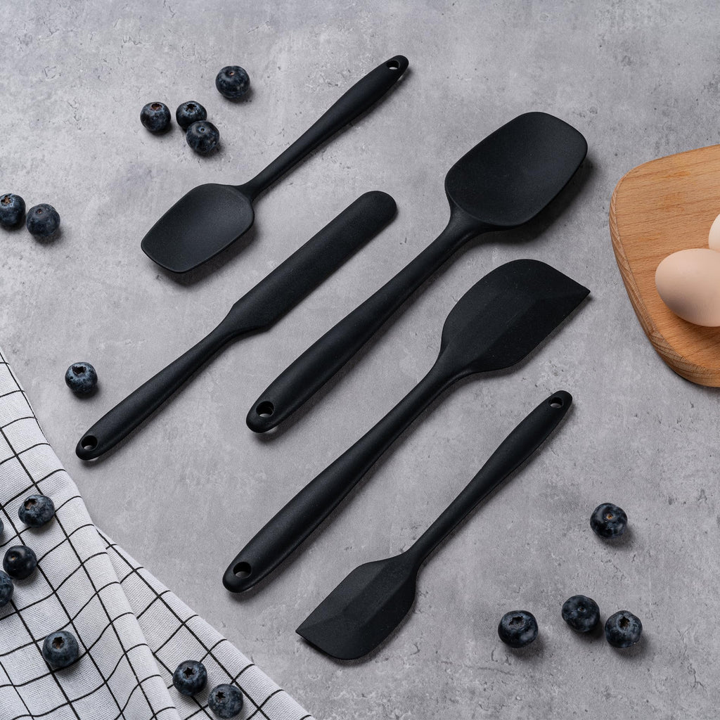 5-Piece Heat-Resistant Silicone Spatula Set