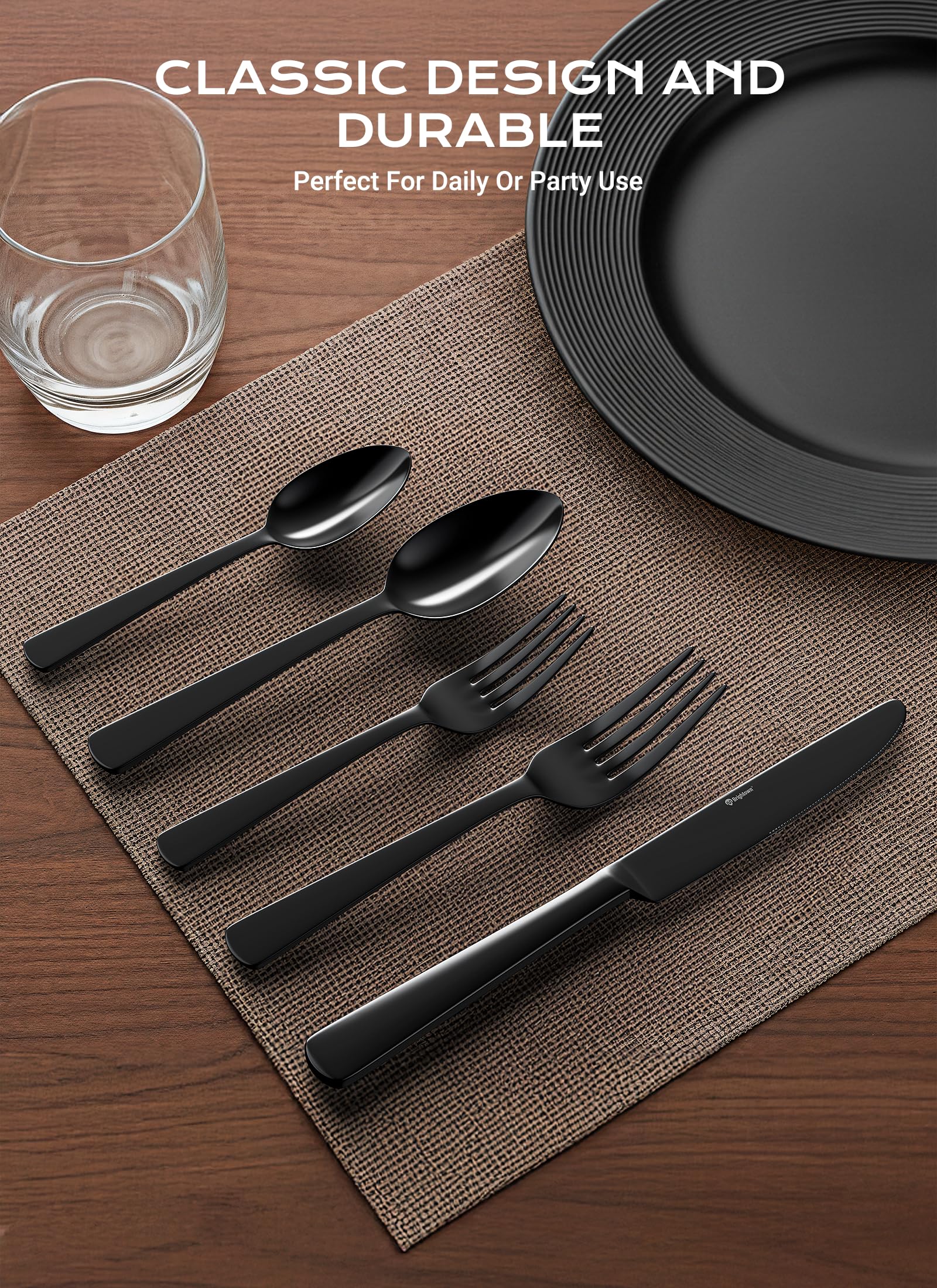 65-Piece Stainless Steel Cutlery Collection